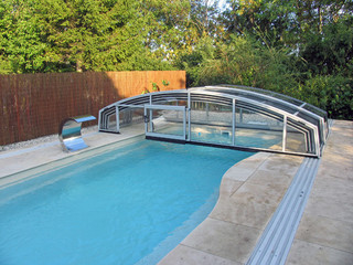 Pool cover IMPERIA NEO light allows you to use your pool even in bad weather