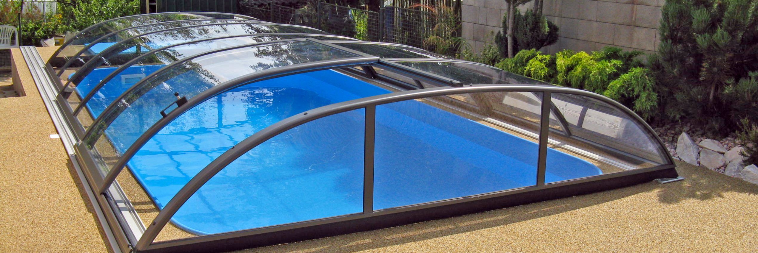 Acoperire piscina Azure Flat Compact (2540x850)