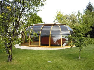 SPA SUNHOUSE - tak till ditt spa med utsikt över trädgården
