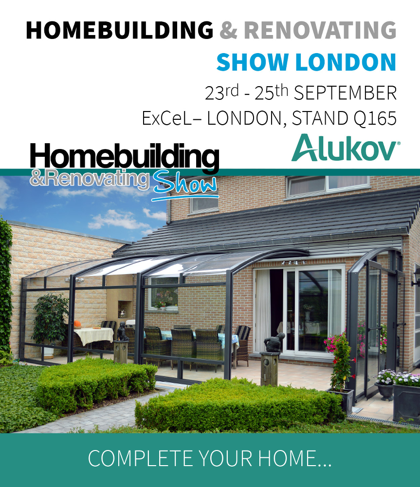 Alukov is attending Homebuilding and Renovating show in ExCel arena in London