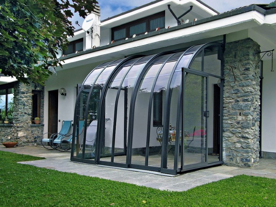 Innovative Conservatory Patio enclosure CORSO Entry photogallery