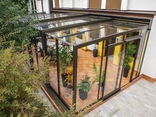 Retractable patio enclosure Corso Glass