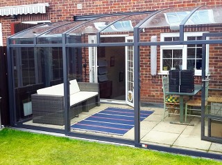 Innovative Conservatory Patio Enclosure Corso Premium