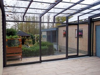 View from inside of Corso Ultima - patio enclosure