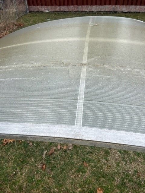 Damaged Aqua Shield Enclosure