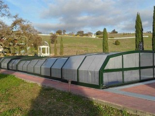 Custom made pool enclosure for Carl Ng. from Central California