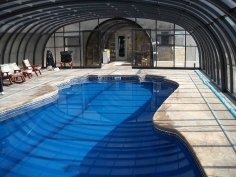 Custom made pool enclosure for Dmitry and Anna from New Jersey