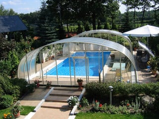 Front wall of pool enclosure LAGUNA