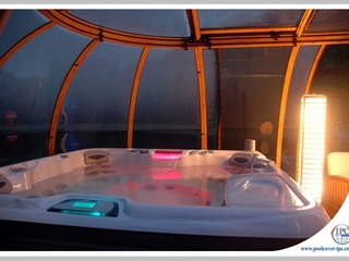 Magic moments captured under the enclosure - Hot Tub Enclosure Spa Sunhouse