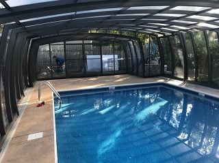 New realization of atypical pool enclosure