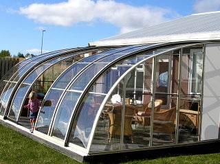 Your new patio enclosure CORSO Entry will be loved even by your children