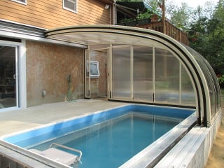 Pool and Spa Enclosures pool enclosure over Endless pools product