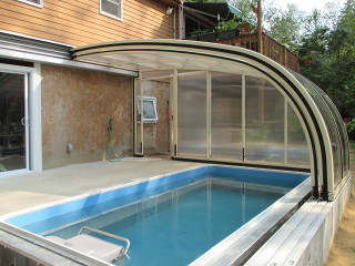 Pool and Spa Enclosures pool enclosure over Endless pools product