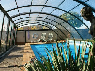 Retractable pool enclosure RAVENA