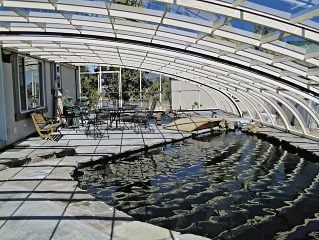 Retractable pool enclosure STYLE