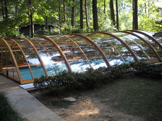 Pool enclosure UNIVERSE - nice round shape for your pool