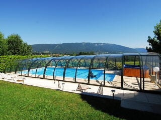 Inground pool enclosure Tropea - dark color