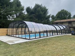LAGUNA pool enclosure is one of our best-selling enclosure models