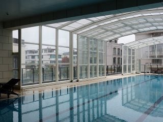 Swimming pool enclosure on the roof - China