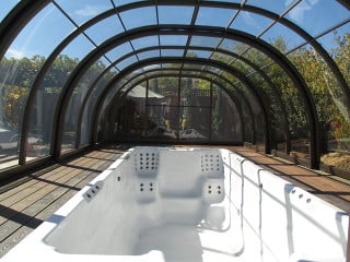 View inside the pool enclosure LAGUNA